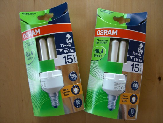 OSRAM Dulux Superstar Energiesparlampen