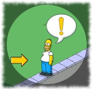 Die Simpsons App Homer in Aktion